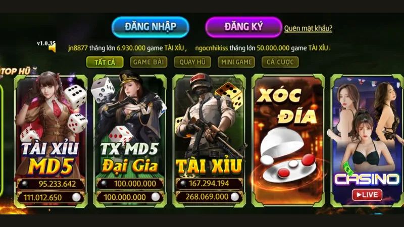 Cổng game tài xỉu Zomclub uy tín, chất lượng hàng đầu châu Á